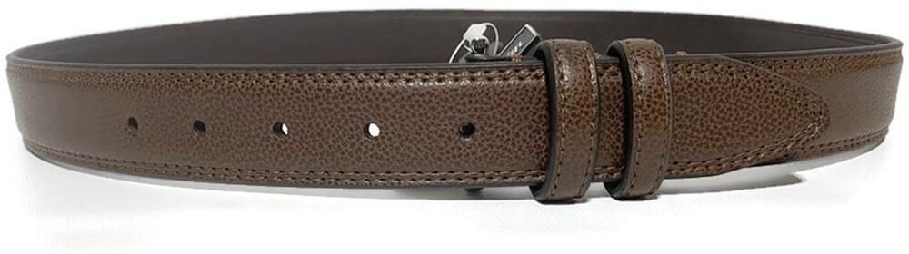 Florsheim Mens Brown Genuine Leather Belt Size 38 Pebble Grain 1136